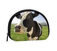 Cows in The Pasture, Women's Storage Bag Shell Makeup Bag Small Coin Purse Shell Change Pouch