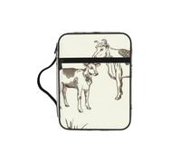 Cows Pattern Bible Cover Case Waterproof Bible Bag with Handle Organizer Storage Book Cover for Bible Study