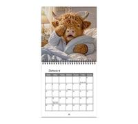 Cows Wall Calendar 2027 Decorative 12 Months | 2027 Monthly Wall Calendar for Office, School, Dorm, Apartment, Bedroom, Living Room, Farmhouse