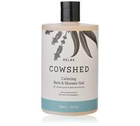 Cowshed Bath & Shower Gel 500ml | Relax Calming Body Wash for Women & Men | Natural Body Wash, No Parabens | Hydrating Vegan Shower Gel with Lavender and Eucalyptus Essential Oils