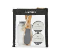 Cowshed Pedicure Kit | Revive Foot Scrub 25g - Heal Foot Cream 25g - Moisturising Overnight Pedicure Socks - Foot File | Feet Care Gift Set - Travel Size Pedicure Set for Overworked Feet