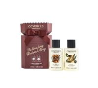 Cowshed The Cracking Weekend Away Gift Set, 2 x 100ml Cracker Gift Set | Two 100ml Bath & Shower Gels in Active and Replenish, presented in festive cracker gift packaging for travel or gifting