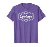 COWTOWN Fort Worth TX Emblem Design Est. Established 1874 T-Shirt