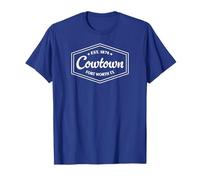 COWTOWN Fort Worth TX Emblem Design Est. Established 1874 T-Shirt