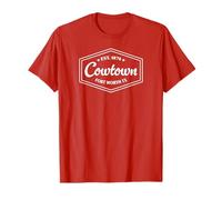 COWTOWN Fort Worth TX Emblem Design Est. Established 1874 T-Shirt