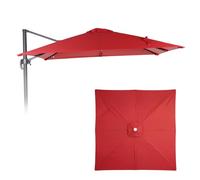 COWVIE 3m Cantilever Umbrella Canopy Replacement, Canopy Only | for 8 Ribs Offset Umbrella, Outdoor Square Parasol Replacement for Yard