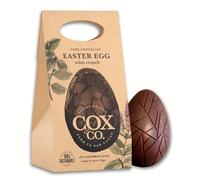 Cox&Co. Dark Chocolate Easter Egg | Large 155g 60% Mint Crunch in Smooth Single Origin Cacao | Vegan Gifts | Plastic Free Packaging | Award Winning Flavour