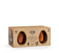 Cox&Co. - NEW FOR 2026 - Bee Pollen & Honey hollow Dark Chocolate Easter eggs triple pack 180g - 3 x 60g Single Origin egg (Bee Pollen & Honey)
