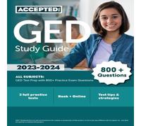 Cox GED Study Guide 2023-2024 All Subjects: GED Test Prep with 800+ Cox Multicolor