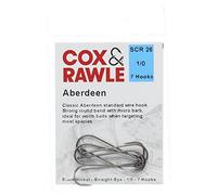 Cox & Rawle Aberdeen Hook - Black, Size 1/0