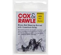 Cox & Rawle Brass Ball Bearing Swivel With Coastlock Snap - 0