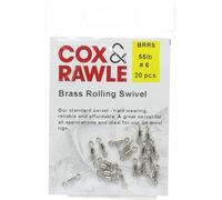 Cox & Rawle Brass Rolling Swivels #12 (20 per pack)