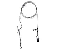 Cox & Rawle Dongle Rig-Braid - New Classic Rig Featuring Mutsu Circle Hook for Tope, Smooth-Hounds, Bass, and Cod - Flowing Trace Design (4inch 4/0)