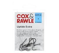 Cox & Rawle Uptide Extra Sea Fishing Hooks - Black Size 4
