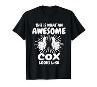 Cox Surname Awesome Cox Last Name Cox T-Shirt