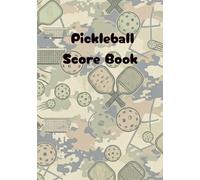 Cox Tactical Pickleball Scorebook: Competitive Match Tracker for Singles and Doubles, Portable Tournament Journal