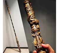 Coxlrrso Black Myth Martial Arts Staffs 5.6FT Monkey King Staff, 1:1 Replica Extendable, Black Mythology Toy, Game Collection, Room Decoration Gift