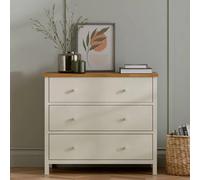 Coxmoor Chest - 3 Drawer - Ivory