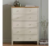 Coxmoor Chest - 5 Drawer - Ivory