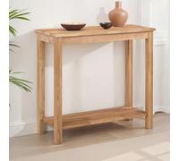 Coxmoor Console Table with Shelf - 90cm - Oak