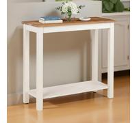 Coxmoor Console Table with Shelf - Ivory