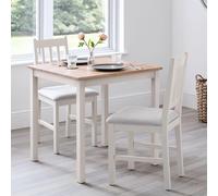 Coxmoor Dining Set - 75cm - 2 Seater - 2 Chairs - Ivory