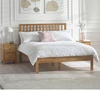 Coxmoor - King Size - Low Foot-End Bed - Oak - Wood - 5ft - Happy Beds