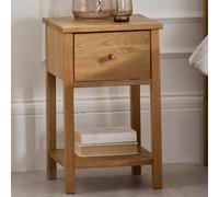 Coxmoor Oak 1 Drawer Bedside Table