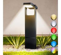 COXSENI Solar Pathway Lights Outdoor 4 Pack, 360° Adjustable Panel, Multicolor 200LM Solar Powered Path Lights, 12H Lasting, IP65 Waterproof Landscape Lighting for Walkway Yard Garden