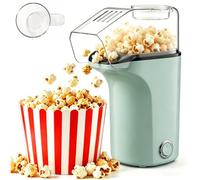 Coxyzoxy Popcorn Maker Machine, 1200W Electric Popcorn Popper Makers with Hot Air Circulation, Oil-Free Healthy Snacks for Movie Night, Parties and Home Cinema