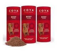 COYA Freeze-Dried Dog Food Topper, Beef (3 Packs of 50g) - Hypoallergenic, Grain Free & 97.5% Meat Plus Vitamins - Easy, Raw Solution Without The Chore