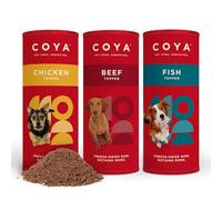 COYA Freeze-Dried Dog Food Topper Variety Pack, 3 x 50g, Grain Free