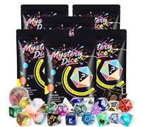 Coyeekn Mystery Dice Set, DND Dice Set of 7 Polyhedral Dice - 1 in 10 Chance to Get Legendary Dice, Dice Goblin, Suitable for Role Playing DND Gift (Mystery Pack of 6)