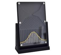 COYEUX 12×18cm Galton Board Experiment Model, Probability Teaching Demonstration with Red Curve, Normal Distribution Mathematical Model, for Finance and Education