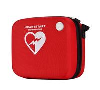COYEUX AED Defibrillator Storage Bag, Portable Defibrillator Container, with Remote Control Signal Hole, Eye-catching Cross Symbol, Suitable for AED120P Series