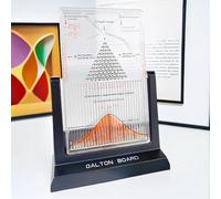 COYEUX Desk Galton Board, Probability Demonstration Model, Providing Visual Representation Design, Effective Statistical Law Experiment Tool, with Bell Curve, for PhysicalSchool Laboratory Teaching