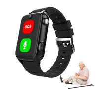 COYEUX Fall Alarm for Elderly, Emergency Call Bracelet, with Camera, SOS Rescue Button, Precise Positioning, Heart Rate Monitor, for Alzheimer and Autism Patients