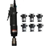 COYEUX M3-M12 Pneumatic Tapping Gun, 400RPM Portable Tapper Thread Tapping Tool, with 6 Chucks, for Automobile or Motorcycle Body, Chassis, Frame, Connecting Rod, Engine