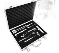 COYEUX Neurological Examination Set, DPN Diagnostic 7 Piece Set with Aluminum Box, Ergonomic Handle Design, for Testing Of Pinprick, Touch Pressure, Temperature, Vibration Sensation