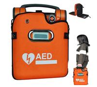COYEUX Portable Aed Defibrillator Storage Bag, Adjustable Shoulder Straps Aed Medical Bag, With Transparent Window Design, For Public Places