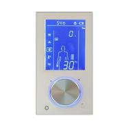 COYEUX Shower Trim Digital Valve Shower Controller, LED Touch Screen Control Thermostat Display, 3 Ways, Smart Power Outlet Is Compatible