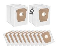 COYICOLI 12Pcs Replacement Dust Bags for iRobot Roomba 104/Q0520, 2 Essential, 105 Combo, Plus 405/505 Combo, Max 705 Vac, Vacuum Bag Canister