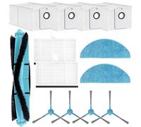 COYICOLI Replacement Parts Kit for Conga 7490/8290 Immortal Robot Vacuum, Includes 1 Main Brush, 2 Filters, 4 Side Brushes, 4 Dust Bags, 2 Cleaning Cloths (13 Pieces)