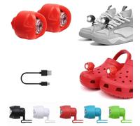 coyilinyi Rechargeable Headlights for Shoes, 2PCS Lights for Shoes, Waterproof Headlights, Novelty Running Lights for Runners, Shoes Lights for Camping, Dog Walking, Night Running, Plastic