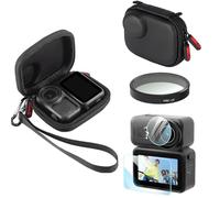 Coyktonty Mini Carrying Case Set for DJI Osmo Nano Camera,Carrying Case,Carabiner Clip,Lanyard,Tempered Glass Protector Film,UV Filter,Scratch protection Drop protection Full protection