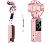 Coyktonty Protective Cover/Lens Cap Hard Case for DJI Osmo Pocket 4P(Pink)