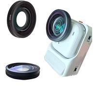 Coyktonty Wide-Angle Lens for Insta360 GO Ultra,HD Optical Glass with 2-Layer Coating 185° Ultra-Wide View Scratch-Resistant Lightweight