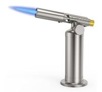 CoYLBod Butane Torch, Professional Metal Micro Torch, Waterproof and Windproof Blow Torch, Refillable & Adjustable Soldering Torch for Jewelry Making, Baking, Cooking (Butane Gas not Included)