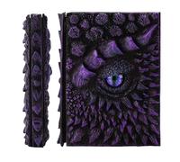 Coyoohouse Handmade 3D Dragon Eye Resin Journal, Embossed Notebook with Blank Paper, Perfect for Dragon Lovers, DnD Players, Hardcover Travel Notepad for Writing, Sketchbook, Collection, Gift A5