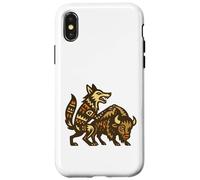 Coyote and the Buffalo Native American Legend of Wisdom Case for iPhone X/XS